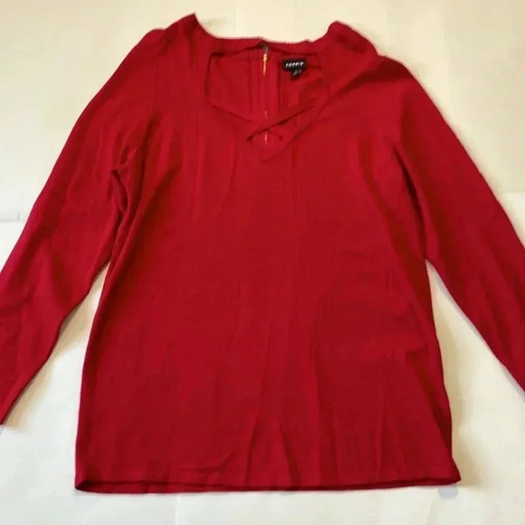 Torrid size 1 red sweater - Picture 1 of 6